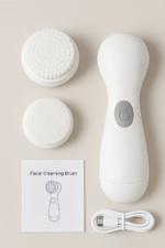 PURTIF Sonic Facial Cleansing Brush — Waterproof Silicone Brush, 3 Speeds, Rechargeable Deep‑Pore Clean - Image 4
